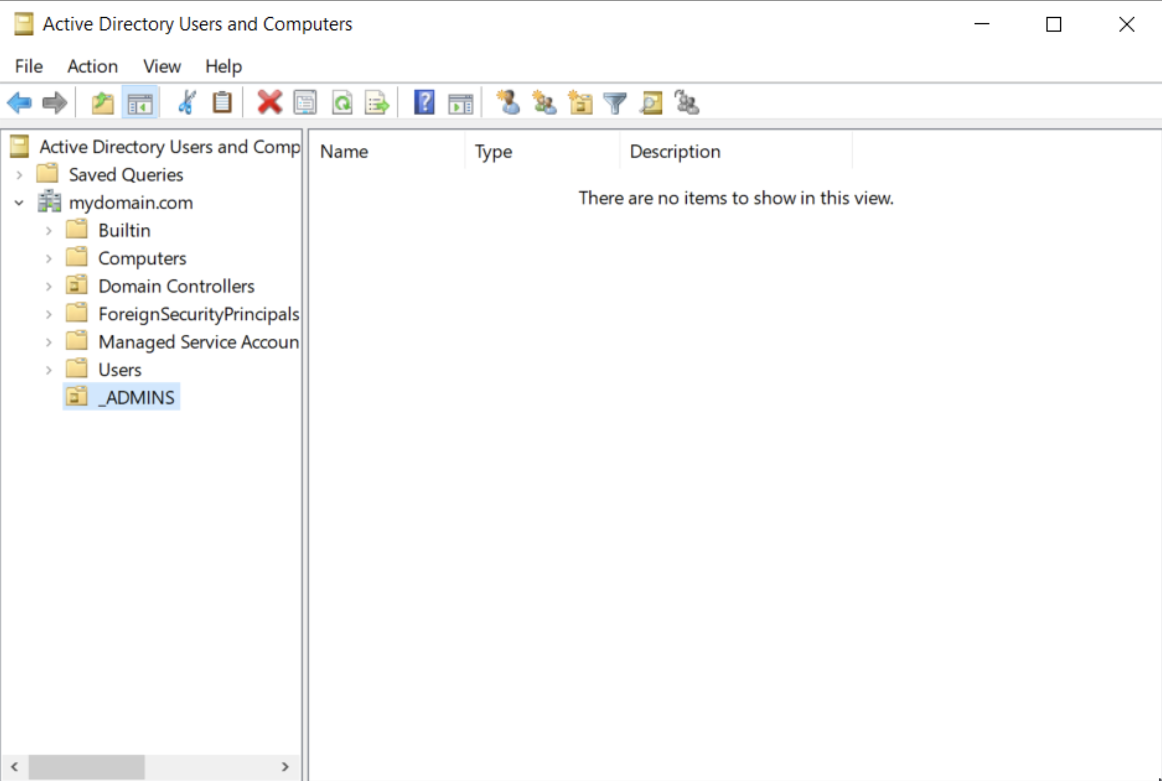 New Organizational Unit