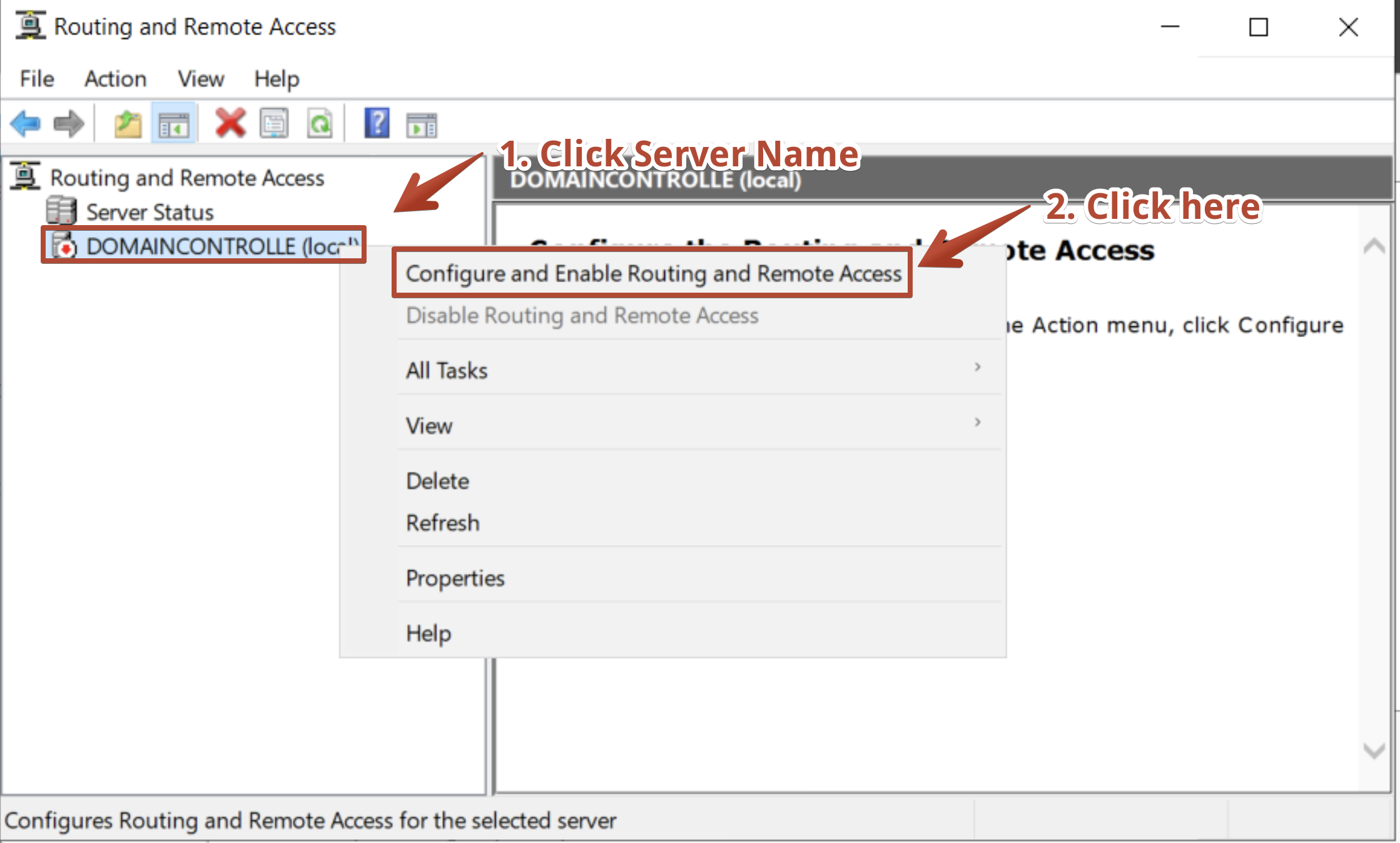 Configure and Enable